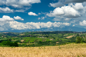 Obraz premium Rural landscape near Vasto, Abruzzo