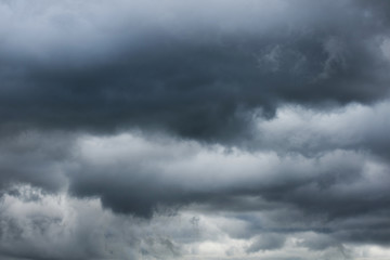 Storm clouds in the morning