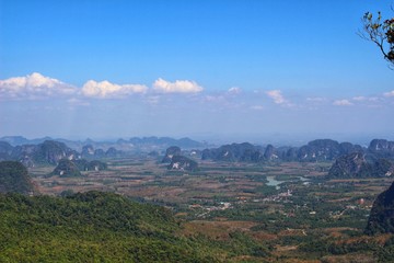 panorama of the mountains