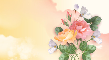 Floral Holiday Background