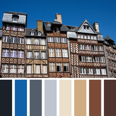 Timbered buildings palette