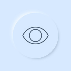 Neumorphism App Icon - Auge