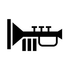Trumpet icon, Saint patrick's day related vector