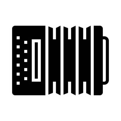Accordion icon, Saint patrick's day related vector