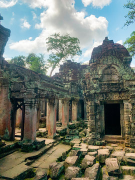 Galerie int&eacute;rieur de Preah Khan