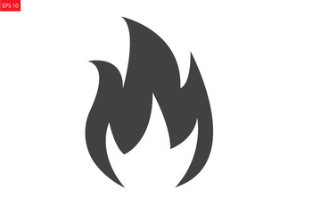 Fire icon vector