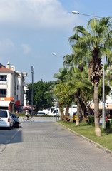 street of the city of Marmaris. Turkey