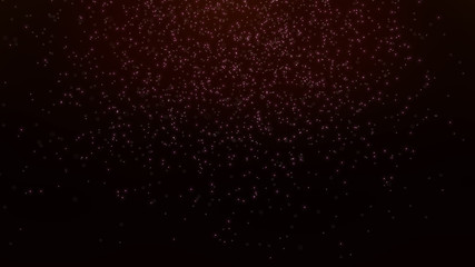 Abstract motion of gold white stars dots bubble on yellow champagne luxury background for celebration festival christmas holiday decoration overlay wallpaper with wave rotation flickering effects