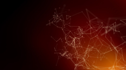 Abstract motion of gold white stars dots bubble on yellow champagne luxury background for celebration festival christmas holiday decoration overlay wallpaper with wave rotation flickering effects