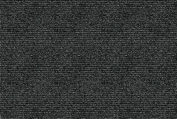 Fototapeta premium Fabric texture. Cloth knitted, cotton, wool background. Grunge rough dirty background. Brushed black paint cover. Renovate wall frame grimy backdrop. Vector stock illustration.