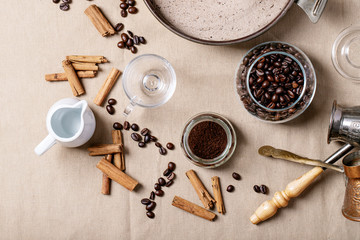 Fresh coffee beans