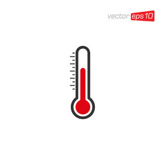 Thermometer Icon Design Vector Illustration