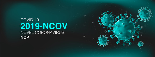 China epidemic coronavirus 2019-nCoV in Wuhan, Novel Coronavirus (2019-nCoV). Virus Covid 19-NCP. nCoV denoted is single-stranded RNA virus.