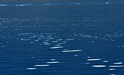 ripples on surface of water