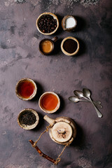 Obraz na płótnie Canvas Coffee versus tea