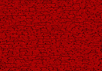 Fototapeta na wymiar Seamless pattern consisting of motion blur text terms of digital technology. Concept: computers; digital data theft; antivirus; computer literacy on the Internet.