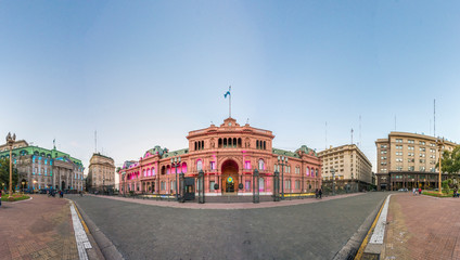 Casa Rosada building in Buenos Aires, Argentina.