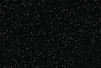 Abstract monochrome dark background of chaotic spots. Overlay template. Vector illustration. Ideas for your graphic design, banner, poster, packaging, for site or more
