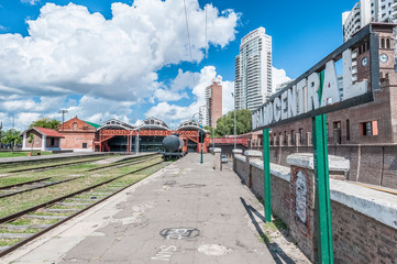 Obraz premium Former Rosario Central main train station in Rosario.