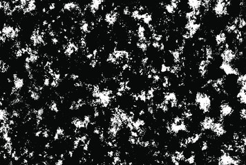 Abstract monochrome dark background of chaotic spots. Overlay template. Vector illustration. Ideas for your graphic design, banner, poster, packaging, for site or more