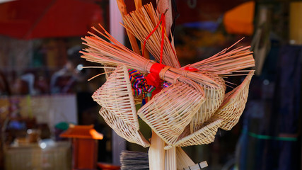 Traditional tool to filter out foreign substances from rice
