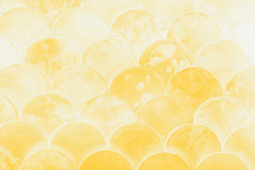 Fish scales japanese pattern. Yellow gradient abstract background