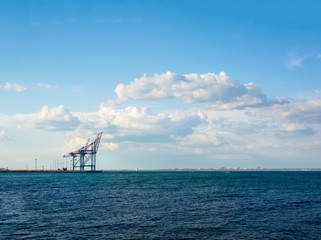 Panorama of Odessa Sea Port