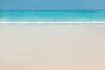 Fototapeta na wymiar Sand, sky, sea summer concept.
