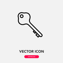 key icon vector. key sign symbol