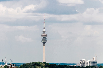 Obraz premium The Olympiaturm in Munich, Germany