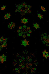 Christmas snowflakes