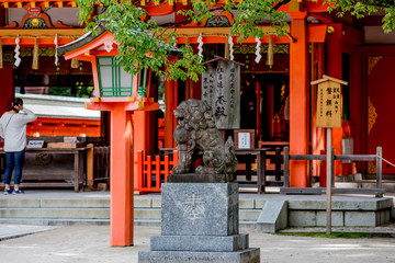 Fototapeta na wymiar Sumiyoshi Shrine in Fukuoka City, Fukuoka Prefecture