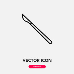cutter icon vector. cutter sign symbol
