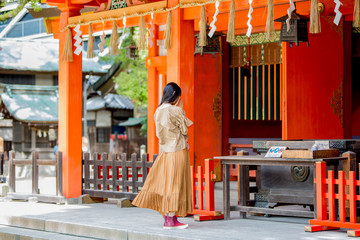 Sumiyoshi Shrine in Fukuoka City, Fukuoka Prefecture