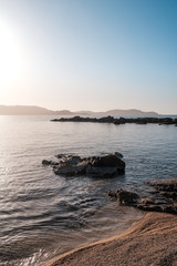 Naklejka premium Plage Arinella near Lumio in Corsica