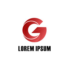 Letter G logo design vector