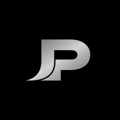 Letter JPlogo design vector