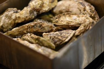 牡蠣のカンカン焼き