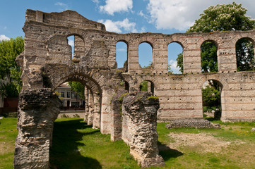Fototapeta na wymiar Ruins of the Coliseum of Bordeaux, France