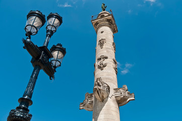 Columns of Rostrales at Bordeaux, France