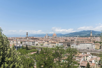 Fototapeta premium Florence's as seen from Piazzale Michelangelo, Italy