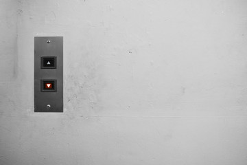Push button Elevator Switch On the wall