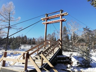 bridge in winter