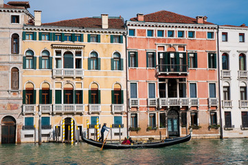 Canal Grande located at Venice, Italy