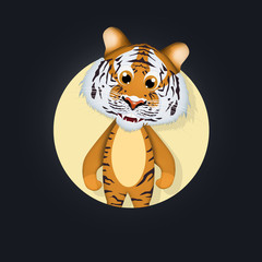 icon of tiger for horoscope Chinese