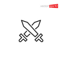 Sword Icon Design Vector Illustration