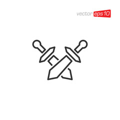 Sword Icon Design Vector Illustration