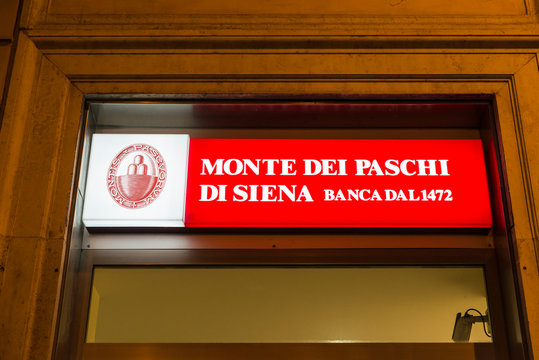 Monte dei Paschi di Siena bank branch in Rome