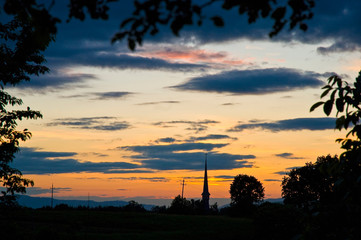 Campulung village in Maramures, Romania