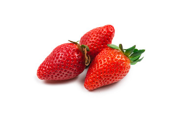Strawberry. Fresh berries macro.